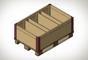 Boxpaletten Einbau 1200x800